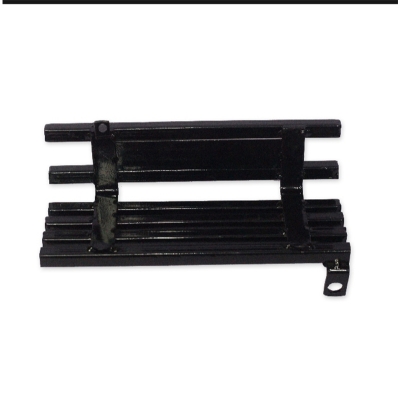 Picture of TVS Raider 125 Silencer Cover Silencer Guard Silencer  Protector Black Metal Box Khacha With Laser print Bike Name