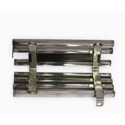 Picture of Premium Quality  Yamaha FZX Bike  Stainless  Steel  Silencer Cover Box  Khacha With Laser print Bike Name