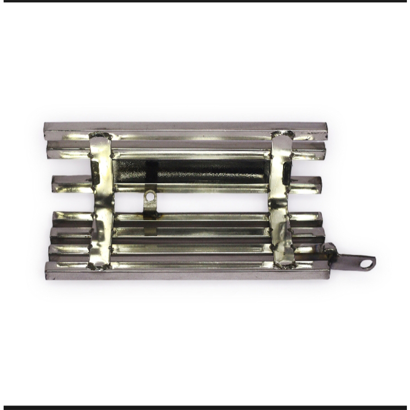 Picture of Premium Quality  Bajaj Discover 100  Bike  Stainless  Steel  Silencer  Cover  Box khacha With Laser  Print Bike Name