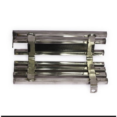 Picture of Premium Quality  Yamaha FZX Bike  Stainless steel  Silencer  Cover Box  Khacha  With Laser Print Bike Name