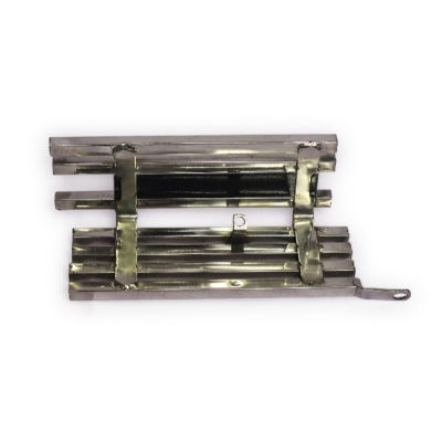 Picture of Premium Quality  Bajaj  Pulsar Double Disc  Bike  Stainless  Steel  Silencer Cover  Box khacha With Laser print Bike Name