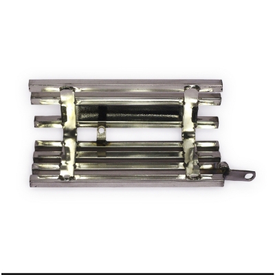 Picture of Premium Quality  Bajaj Discover 100 Bike Stainless  Steel silencer Cover Box khacha With Laser Print Bike Name