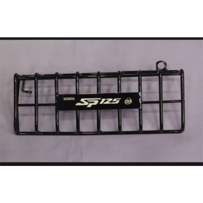 Picture of Honda  SP 125 Black Silencer cover, Silencer Guard, Silencer Protector MS Steel Rod khacha