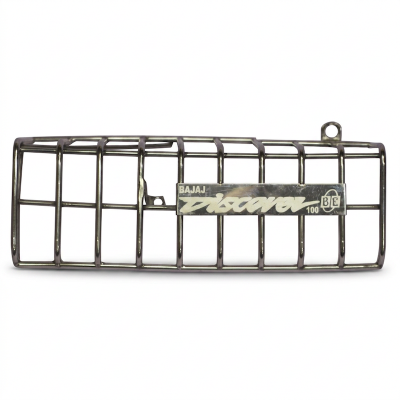 Picture of Bajaj Discover 100 Silencer Cover, Silencer Guard Silencer protector S S steel Rod Khacha