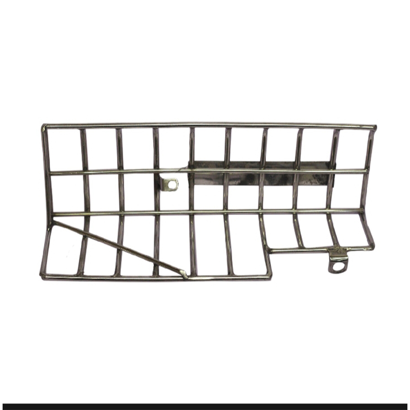 Picture of Bajaj Discover 100 Silencer Cover, Silencer Guard Silencer protector S S steel Rod Khacha