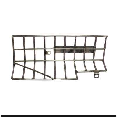Picture of Bajaj Discover 100 Silencer Cover, Silencer Guard Silencer protector S S steel Rod Khacha