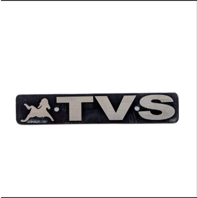 Picture of Bike Front Name plate with Horse Logo Stainless steel with Laser Marking Brand Name