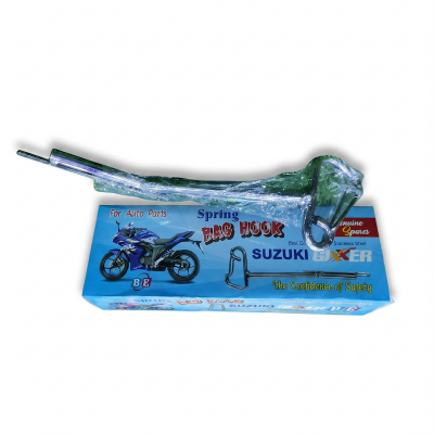 Picture of Suzuki  Gixxer old  Model and Monotone Spring Bag  Holder or Bazar Hook or spring Bag Hook