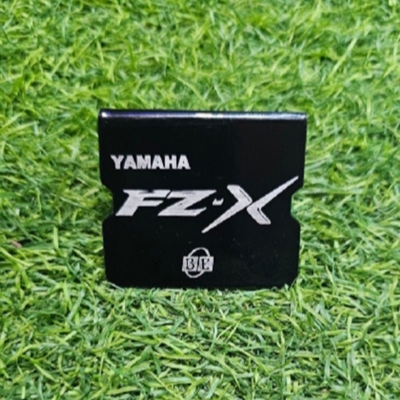 Picture of FZ X Bike Front Master Cylinder cover Material  of  Stainless Steel With  Laser Marking  Brand Name & Logo