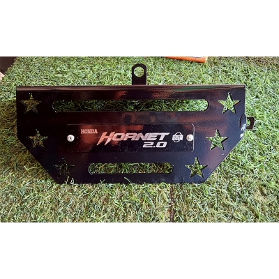 Picture of Honda Hornet 2.0 Silence gurad and silencer plate MS steel