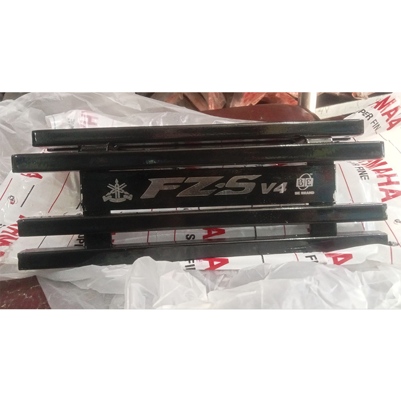 Picture of FZ-S V4 silence cover or silencer box khacha & Silencer Guard MS steel