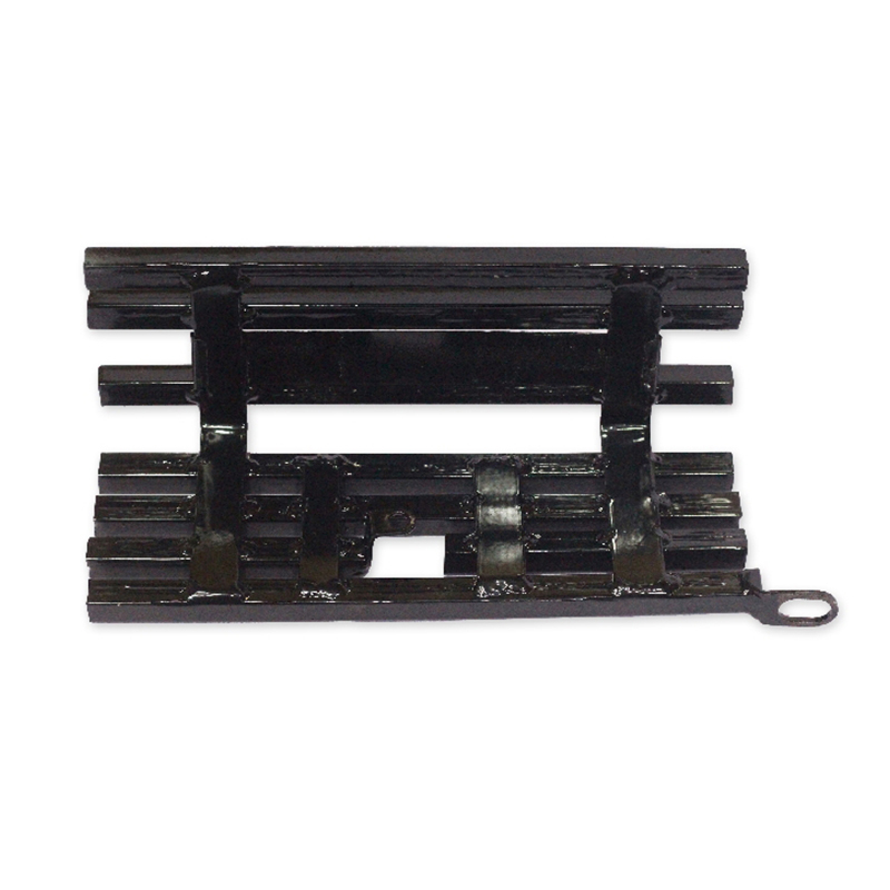 Picture of Honda Livo silencer cover or silencer protector Ms steel black color BoX khacha With Laser print bike Name