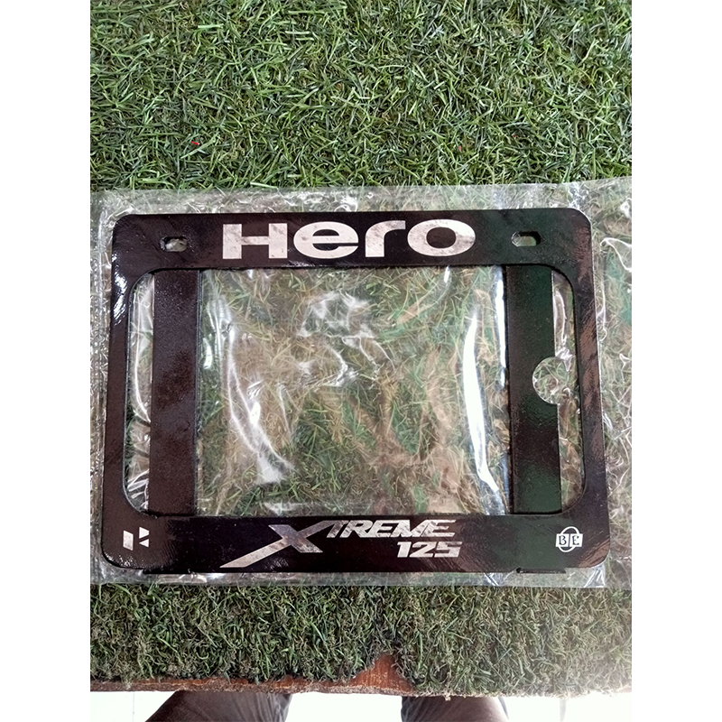 Picture of Hero Xtrem 125 Number plate fream or number plate clam  family color  black