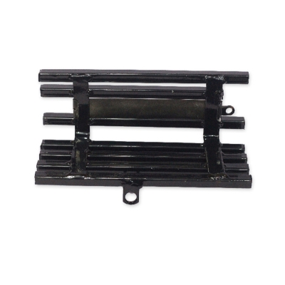 Picture of Honda Hornet Silencer cover silencer Guard silencer protector Black Metal Box khacha With Laser print