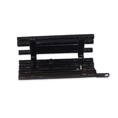 Picture of Honda Shine SP Bike Silencer Cover Silencer Guard Black Metal Box khacha With Laser print bike name