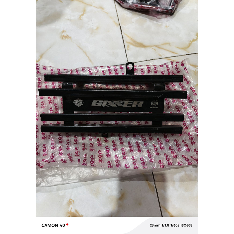 Picture of Gixxer All model Box khacha or salincer upor cover MS steel black color
