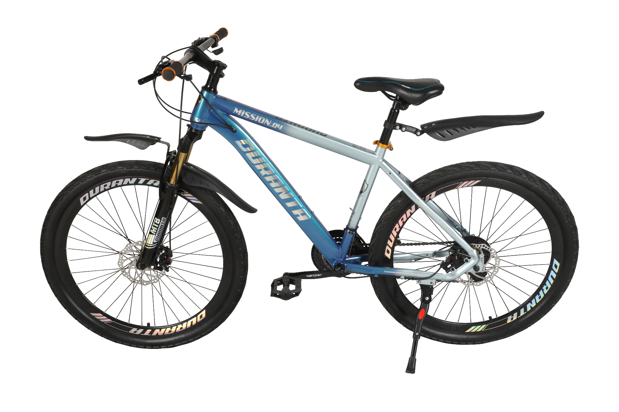 Picture of Duranta Steel 21 Speed 26Inch Mission-04 Silver & Blue Bicycle