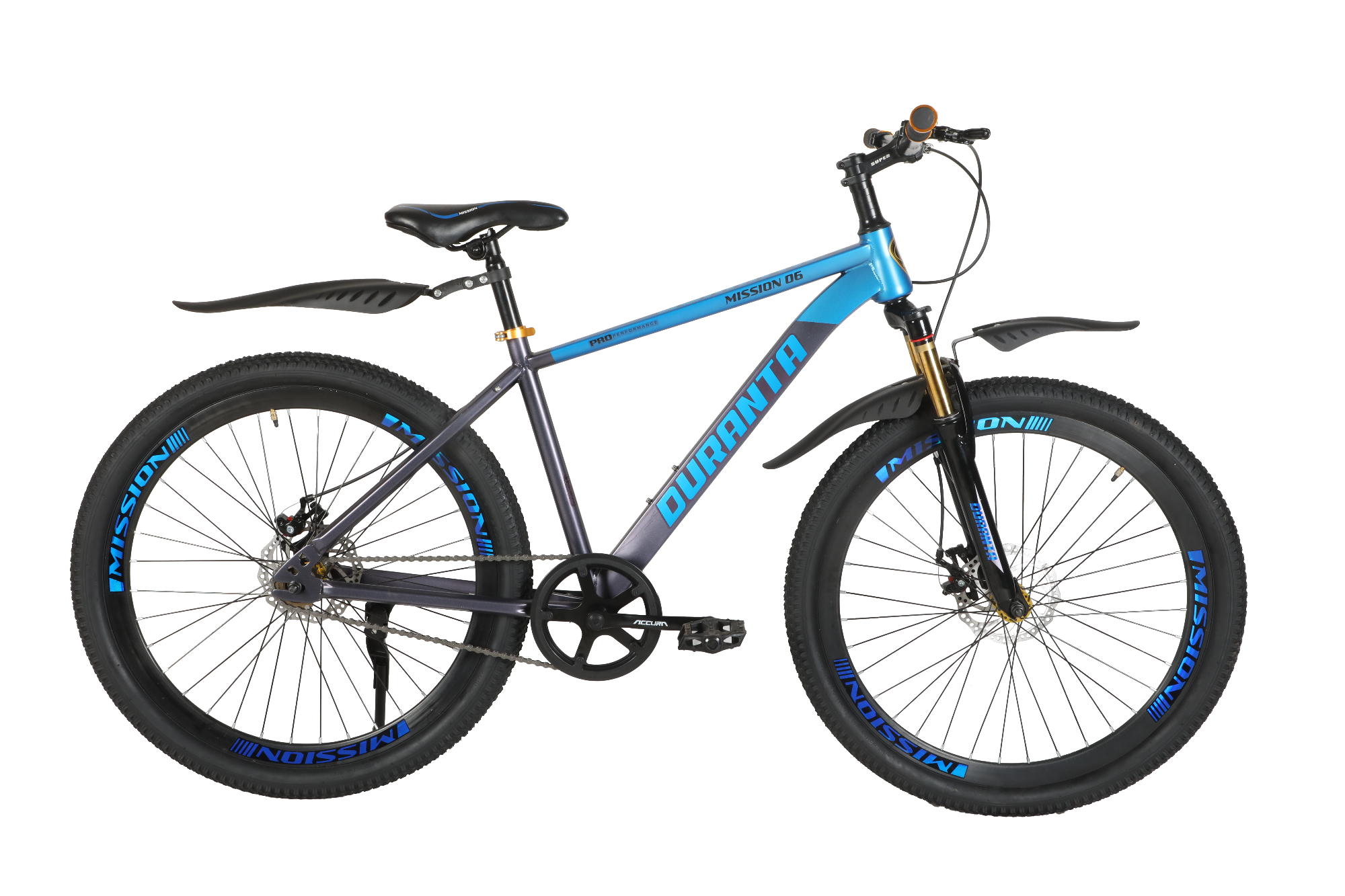 Picture of Duranta steel 1 speed 26 Inch Mission-06 Blue-Ash Bicycle