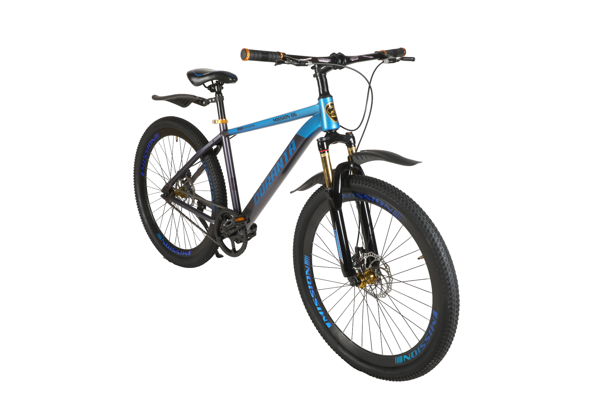 Picture of Duranta steel 1 speed 26 Inch Mission-06 Blue-Ash Bicycle