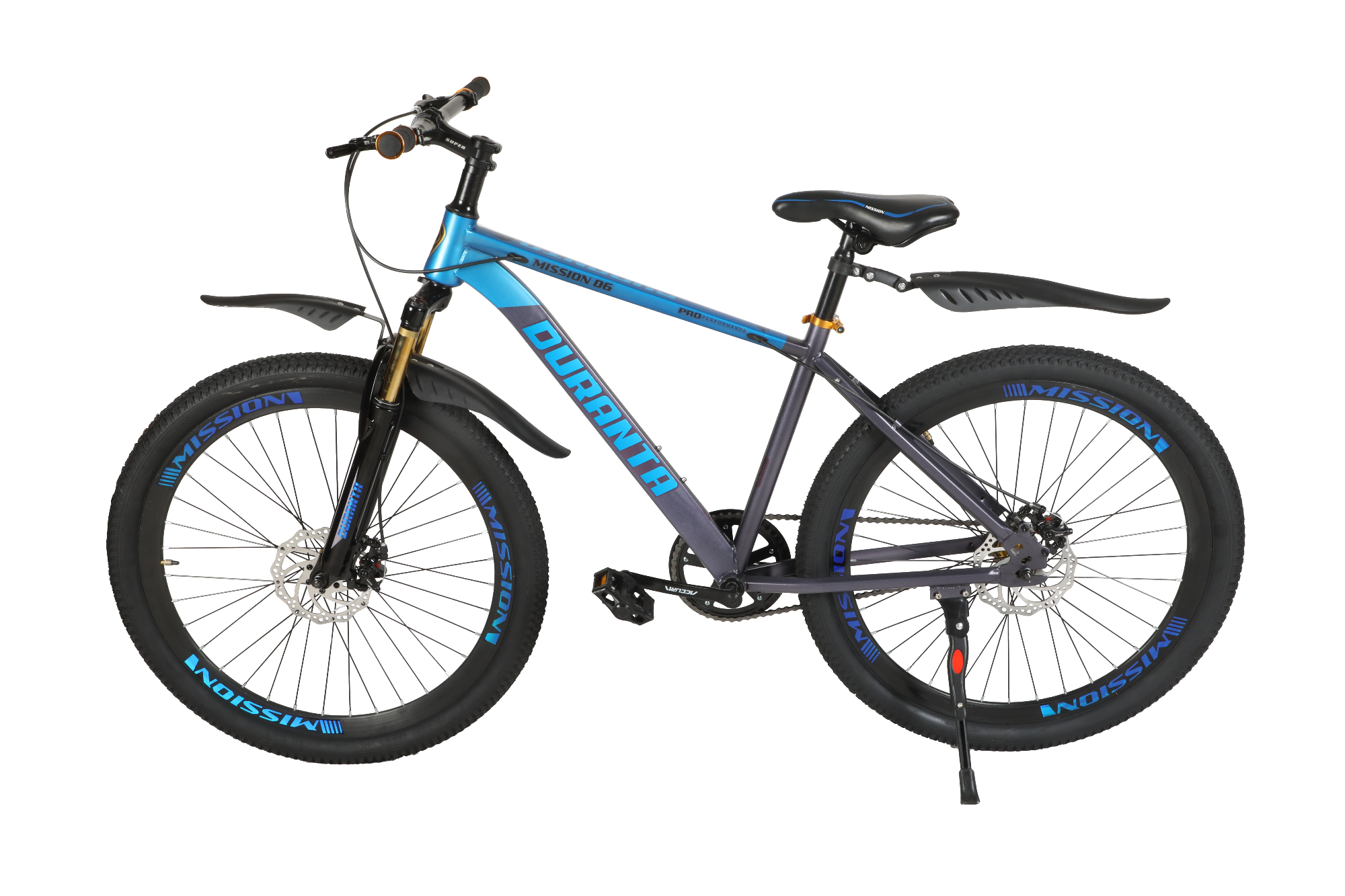 Picture of Duranta steel 1 speed 26 Inch Mission-06 Blue-Ash Bicycle