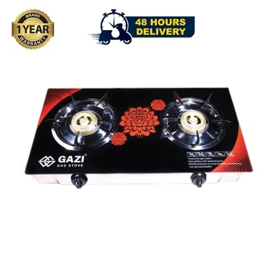 Picture of Gazi Gas Stove Single Burner HTG-2888A - with Quality Tempered Glass (LPG)