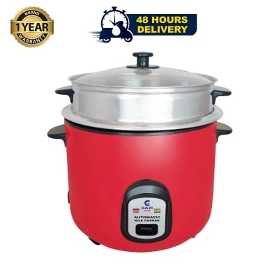 Picture of Gazi Rice Cooker FRCS-3L-2P (Red) with Double POT with 1000W 