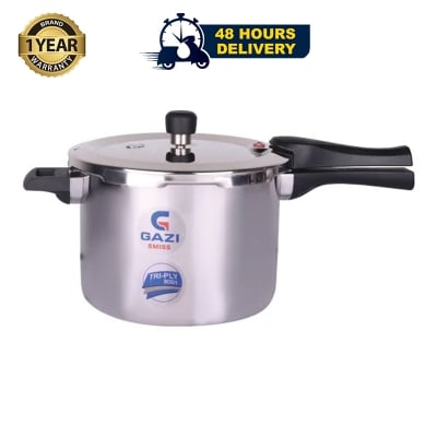 Picture of Gazi Pressure Cooker Tri-Ply 5.5L 