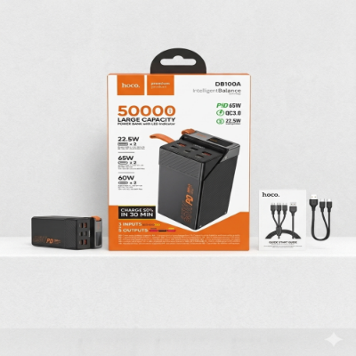 Picture of Hoco DB100A 50000mAh Power Bank with 65W Fast Charging