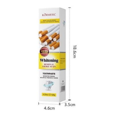 Picture of Strong Tea Tobacco Stain Remover Toothpaste Dentist Recommended for Smokers Vegan Certified Smokers Anti-Yellowing Toothpaste