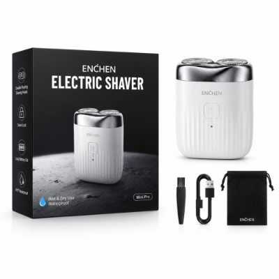 Picture of ENCHEN Mini Pro Electric Shaver Dual Rotary Head Type-C Rechargeable