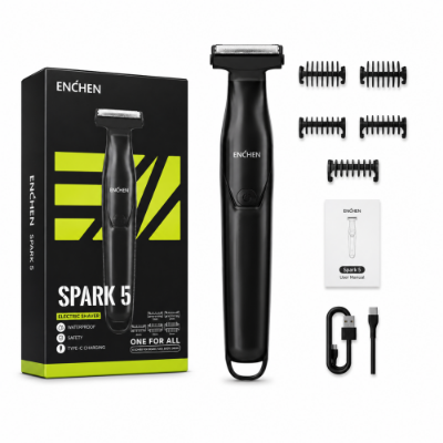 Picture of ENCHEN Spark 5 Electric Shaver & Trimmer with 6 Guide Combs