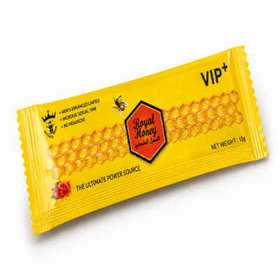 Picture of VIP+ Royal Honey Stronger 5X Sachet 10g Premium Herbal Honey for Men