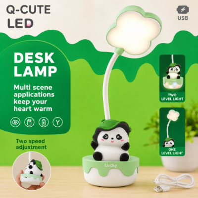 Picture of Q-Cute Panda LED Desk Lamp – Portable USB Rechargeable Study Light