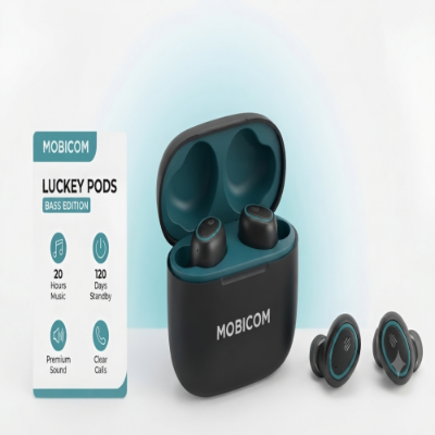 Picture of Mobicom LUCKEY PODS Wireless Bluetooth Earbuds – 20 Hours Music Playtime