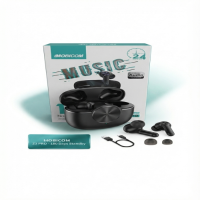 Picture of Mobicom Z3 Pro Noise Cancelling Wireless Earbuds with 24 Hours Music Time