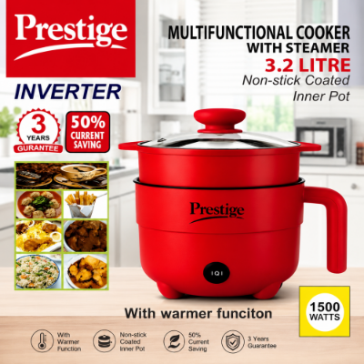 Picture of Prestige Inverter Multi-Cooker (3.2L) - 1500W Non-Stick Pot
