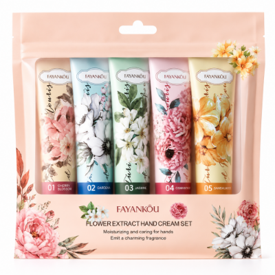 Picture of FAYANKOU Flower Extract Moisturizing Hand Cream Set - 5 Pcs