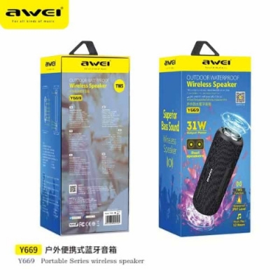 Picture of Awei Y669 31W Waterproof Portable Bluetooth Speaker