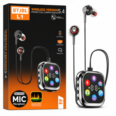 Picture of BTJBL L1 Bluetooth 5.4 Wireless Earphone with LED Display