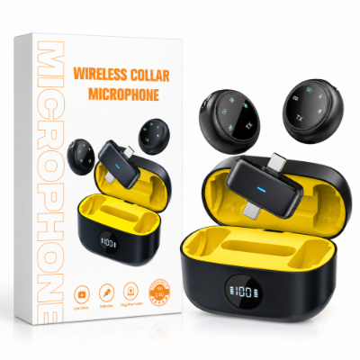 Picture of 2-in-1 Wireless Collar Microphone for Type-C with Charging Case