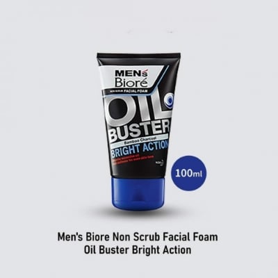 Picture of Biore Mens Facial Foam-Bright Action 100 Gm