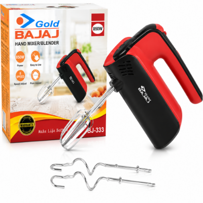 Picture of Gold BAJAJ Hand Mixer Blender BJ-333 (850W)