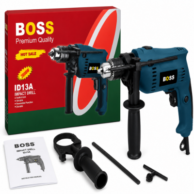Picture of BOSS ID13A 2000W Heavy Duty Electric Impact Drill Machine 13mm