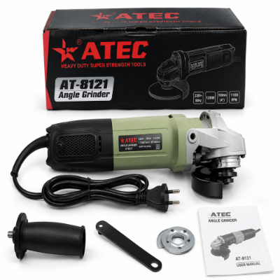 Picture of ATEC (AT-8121) 100mm Heavy Duty Angle Grinder Machine 1200W