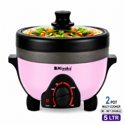 Picture of Miyako MC-580T Double Pot Multi Cooker 5L