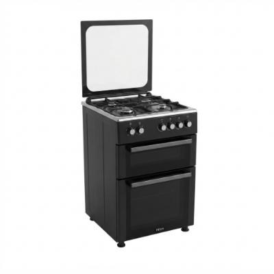Picture of Fiesta FD-66G4-SA Standing Gas Oven 4 Burner Black