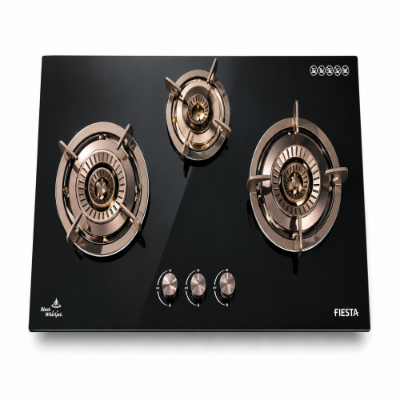 Picture of Fiesta 3-HB8901A Table Top Gas Stove 3 Burner Black