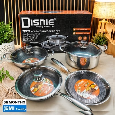 Picture of Disnie 7 Pcs SUS 316 Honeycomb Cooking Set