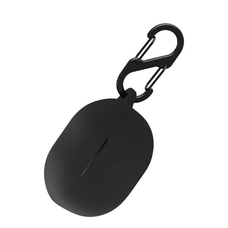 Picture of SoundPeats Mini Pro Only cover Premium Artificial Carrying cover Shockproof Earbuds Protective Cover Box For Buds Soft Silicone Bluetooth Headphone Cover-Black
