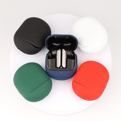 Picture of Haylou X1 Pro Only cover Premium Artificial Carrying cover Shockproof Earbuds Protective Cover Box For Buds Soft Silicone Bluetooth Headphone Cover-Black